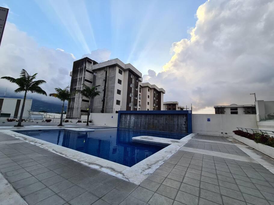 Apartment with city view in Oasis de San José Exterior foto